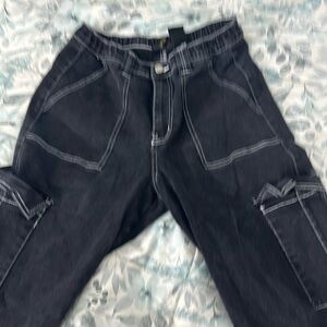 Women’s wide leg carpenter jeans sz leg